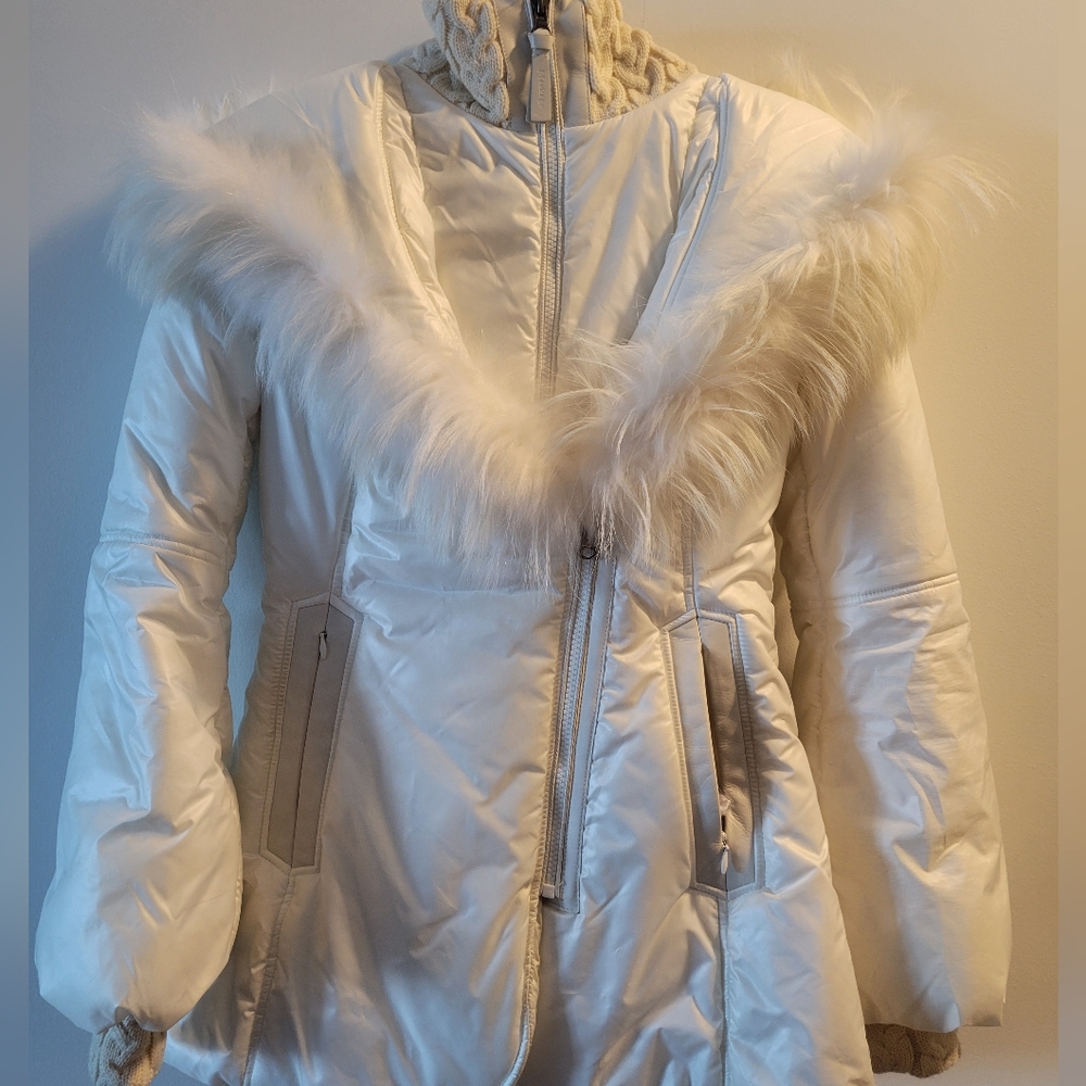 Mackage White Peaches Bell Sleeved Jacket